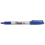 Marqueur permanent sharpie� pointe fine ogive noire sachet de 12 - sharpie