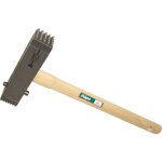 Marteau a boucharder emmanch� et mont� avec 2 plaquettes (25 & 49 dents) forges de magne - 322000
