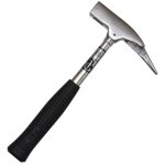Marteau de charpentier manche acier bi - matire avec aimant dimos 135529