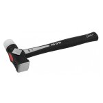 Marteau duo manche carbon avec embout maillet, t�te 40 mm, 1000g - mob