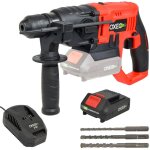 Oxeo - marteau perforateur sans fil 18v easy full 1. 2 joules avec batterie et chargeur - 2 vitesses ...