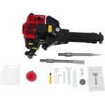 Marteau - piqueur thermique 2 temps pour d�molition, brise - b�ton � essence 52 cm�, marteau burineur ...