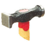 Marteau postillon ? t�te acier carbone c45e 120�36 mm ? manche hickory haute densit� ? longueur 30cm ...