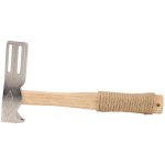 Marteau de toiture magn�tique polyvalent avec manche en bois et corde antid�rapante pour la pose de bardeaux ...