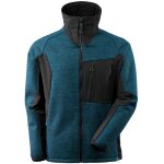 Veste de travail tricot zipp - 17105 - 309 - bleu clair / noir - l - mascot