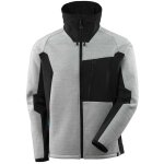 Mascot - veste de travail tricot zipp - 17105 - 309 - gris chin / noir - l
