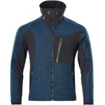 Veste de travail tricot zipp� mascot advanced - triple couche - 17105 - 309 - bleu oc�an - s