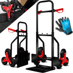 Masko diable pour escaliers 200kg diable pour escaliers diable pour escaliers noir