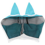 Masque anti - mouches pour cheval l�ger et respirant en tissu �lastique, protection contre les insectes ...