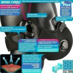 Masque anti - poussi�re pour menuiserie construction tondre pon�age jardinage nettoyage peinture sciage ...