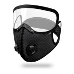 Masque anti - poussi�re de sport, filtre � charbon actif, r�utilisable, respirant, activit�s de plein ...