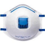 Boite de 10 masques ffp2 avec valve blanc Boite de 10 masques ffp2 avec valve blanc