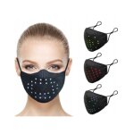 Masque led reconnaissance vocale usb pm2. 5 n95 ffp2