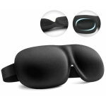 Masque de nuit, masque de sommeil pour hommes et femmes, masque de voyage 3d bloquant la lumi�re sans ...