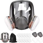 Masque respiratoire int�gral r�utilisable 16 en 1, protection compl�te contre les gaz, pour vapeurs organiques ...