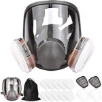 Masque respiratoire r�utilisable complet pour le visage 16 en 1 - masque respiratoire pour vapeurs organiques ...