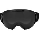 Masque de ski double couche anti - bu�e uv pour adultes - noir