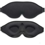 Masque de sommeil zero pression - design ergonomique 3d, les siestes, la m�ditation, les voyages, occultant ...
