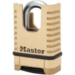 Master lock - cadenas en laiton massif haute securite [anse protegee][a combinaison] m1177eurd