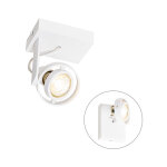 Master - spot plafond, plafonnier - 1 lumi�re - l 10. 6 cm - blanc - moderne - �clairage int�rieur - ...