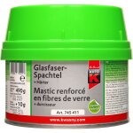 Mastic renforcé en fibres de verre + durcisseur - auto k Mastic renforcé en fibres de verre + durcisseur - auto k