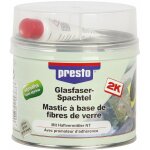 Mastic de rebouchage, (fibre verre & durcisseur) 1kg - presto