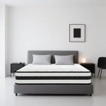 Matelas 140x190 cm, �paisseur 25 cm. matelas � ressorts ensach�s ind�pendant + mousse multicouche, confort ...
