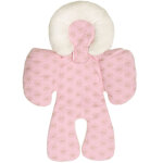 Matelas de protection �cologique pour poussette - coussin de si�ge b�b� rose