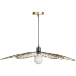 Mathias luminaires - mathias - suspension flora en m�tal or, compatible culot e27, 25w - susflorald79 ...