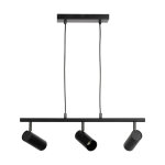 Mathias luminaires - mathias - suspension verso en m�tal noir, compatible culot gu10, 7w - sus3tverso3 ...