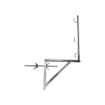 Matisre - 1 console d'chafaudage zingue 1. 00m x 1. 00m - tube rond - 110011009 / 01