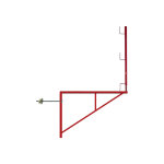 Matis�re - 4 consoles d'�chafaudage �poxy 1. 00m x 1. 50m - tube rond - 110011504 / 04