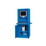Matis�re - armoire informatique - ecran 24 pouces - bleu industriel ral5015 - w040010001 - bi