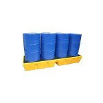 Bac de rétention pour stockage des fûts en ligne - max 4 fûts - brlp450006f Bac de rétention pour stockage des fûts en ligne - max 4 fûts - brlp450006f