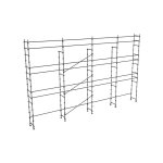 Matisre - echafaudage fixe de faade 104m - structure seule + lisses - duo104 - s