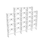 Matisère - echafaudage fixe de façade 180m² - structure seule + garde - corps - duo180gc - s Matisère - echafaudage fixe de façade 180m² - structure seule + garde - corps - duo180gc - s