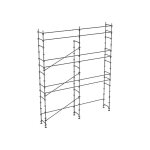 Matis�re - echafaudage fixe de fa�ade 56m� - structure seule + lisses - duo56 - s