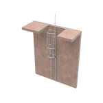 Matis�re - echelle � crinoline - hauteur � franchir de 2, 34 � 3, 18m - crino - st / 001 - 7871