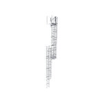 Matis�re - echelle � crinoline - hauteur � franchir de 8. 80 a 9. 10m - cs91 - cpsh060