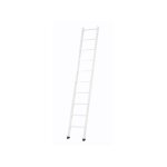 Matis�re - echelle de meunier rabattable blanc ral 9010 12 marches - hauteur de sol � sol 2, 85m - ec ...