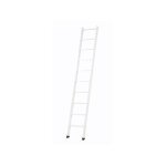 Matis�re - echelle de meunier rabattable blanc ral 9010 8 marches - hauteur de sol � sol 1, 90m - ec ...