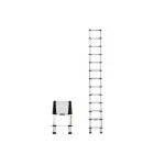 Matis�re - echelle t�lescopique 12 marches - longueur 3. 80m - longueur pli�e 0. 84m - largeur 0. 51m ...