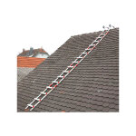 Matis�re - echelle de toit alu avec crochet - ecartement des barreaux 28cm - longueur 3, 36m - him4538 ...