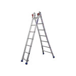 Matis�re - echelle transformable 2x9 barreaux - longueur max. 4. 45m - sol plat ou escalier - 610209