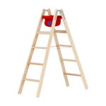 Matisre - escabeau bois 2x5 marches - hauteur atteignable 2. 45m - 71499 / 2x5