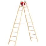 Matis�re - escabeau bois 2x8 marches - hauteur atteignable 3. 25m - 71499 / 2x8
