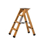 Matis�re - escabeau bois simple 5 marches - hauteur max. de travail 2. 32m - 683205