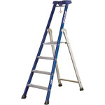 Matis�re - escabeau pro 4 marches - hauteur max. de travail 2. 88m - 639204