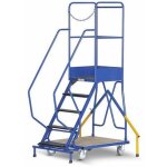 Matis�re - escabeau roulant de 6 marches. hauteur de travail max. de 3. 32m - esrb06d1w