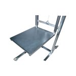 Matis�re - gerbeur manuel acier plateau - charge max 150kg - galets polyamide - 300708 / p